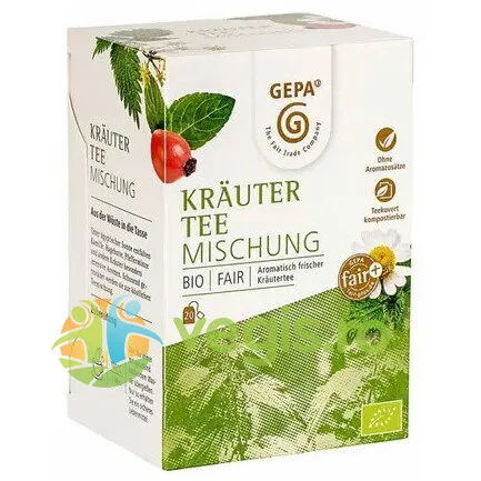 Amestec de Ceai din Plante Ecologic/Bio 20dz GEPA The Fair Trade Company — preț și oferte