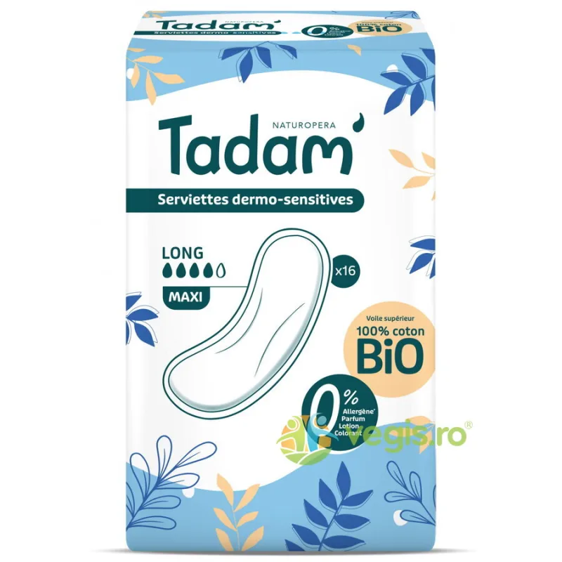 Absorbante Hipoalergenice Maxi Long 16buc Tadam — preț și oferte
