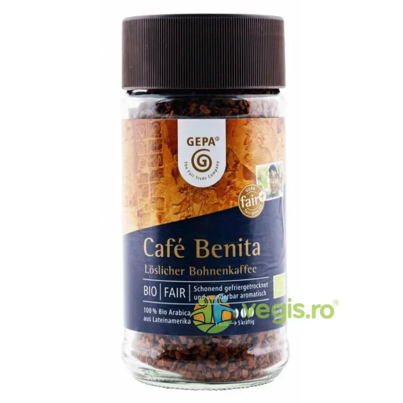 Cafea Solubila Benita Ecologica/Bio 100g GEPA The Fair Trade Company — preț și oferte