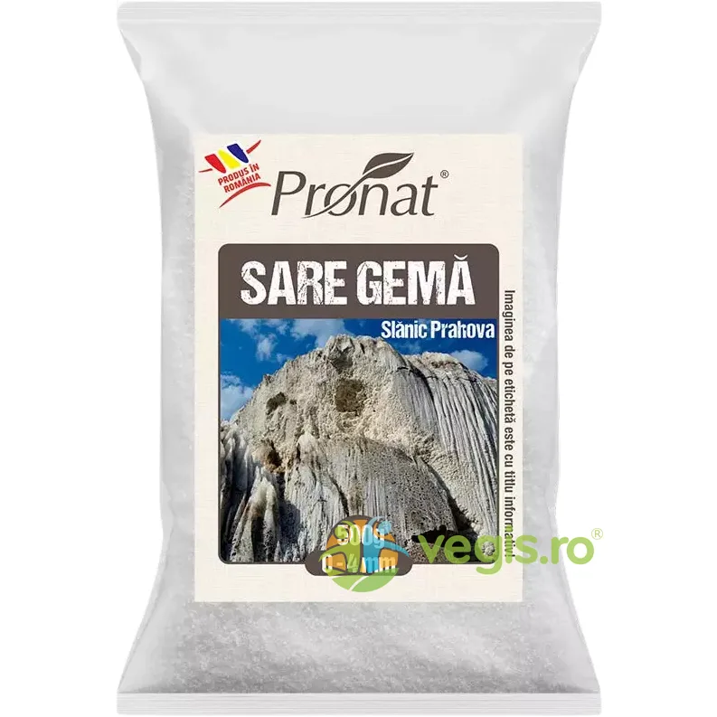 Sare Alimentara Gema 0-4 mm Slanic Prahova 500g PRONAT — preț și oferte