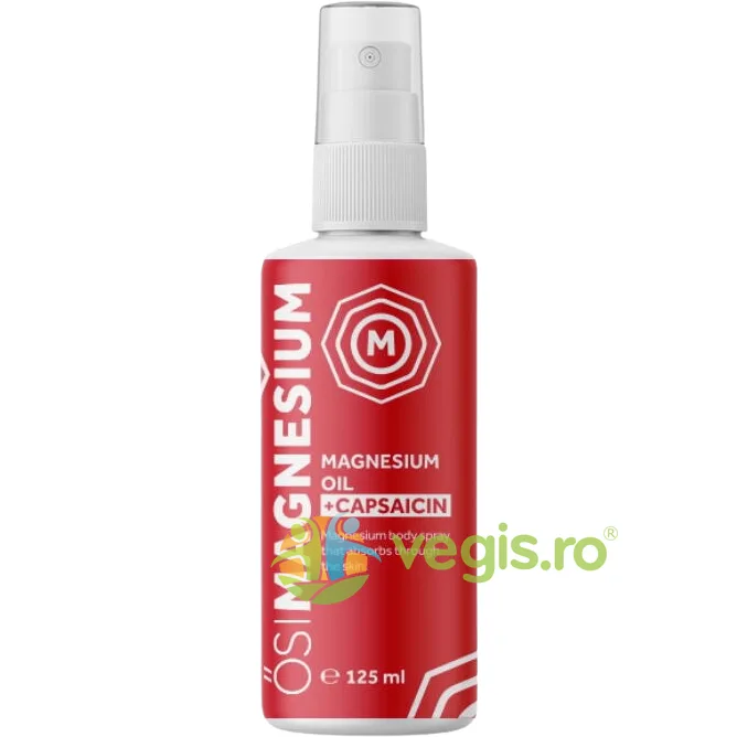 Ulei de Magneziu + Capsaicin (Extract de Ardei Chili) 125ml OSIMAGNESIUM — preț și oferte