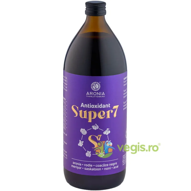 Suc din 7 Superfructe cu Puternice Proprietati Antioxidante Ecologic/Bio 1L ARONIA CHARLOTTENBURG — preț și oferte