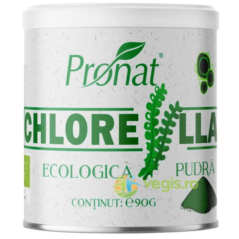 Chlorella Pulbere Ecologica/Bio 90g PRONAT — preț și oferte
