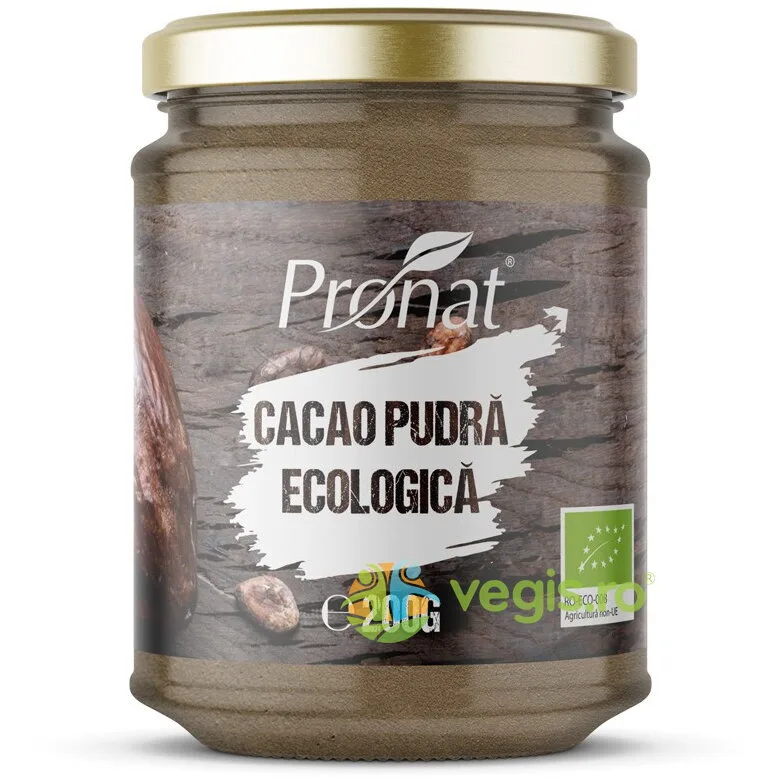 Cacao Pudra Ecologica/Bio 200g PRONAT — preț și oferte