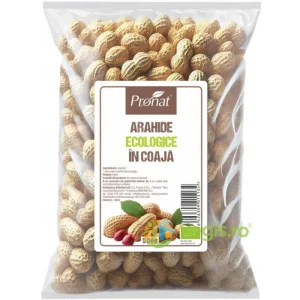 Arahide in Coaja Usor Prajite Nesarate Ecologice/Bio 500g