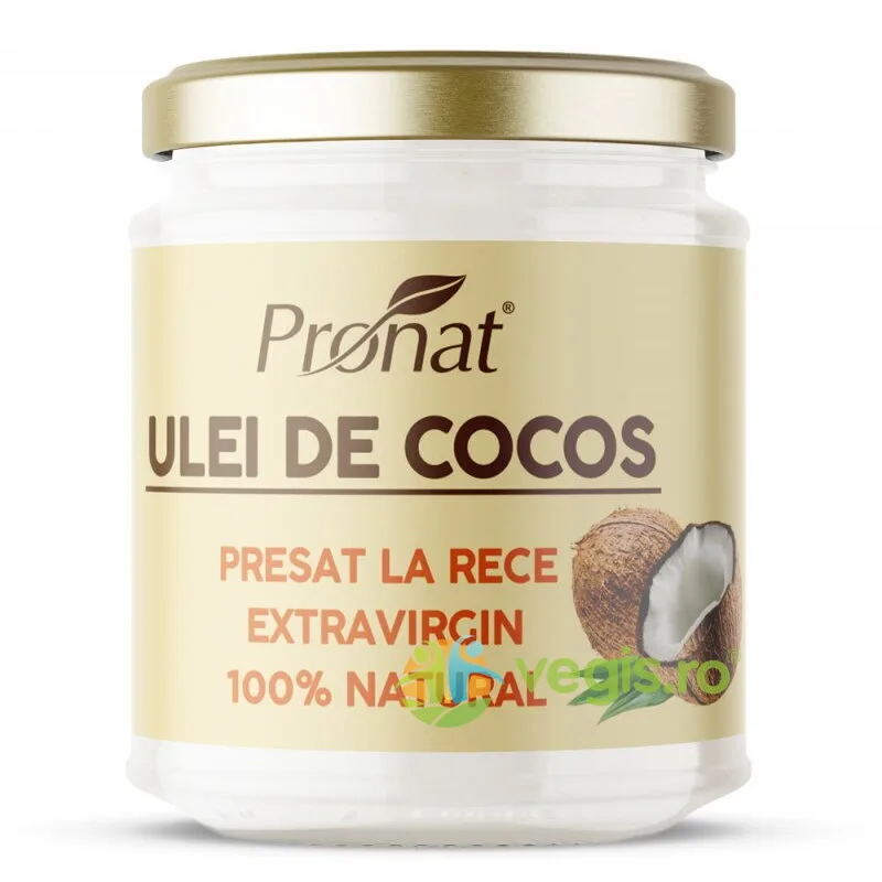 Ulei de Cocos Extravirgin Presat la Rece 200ml PRONAT — preț și oferte