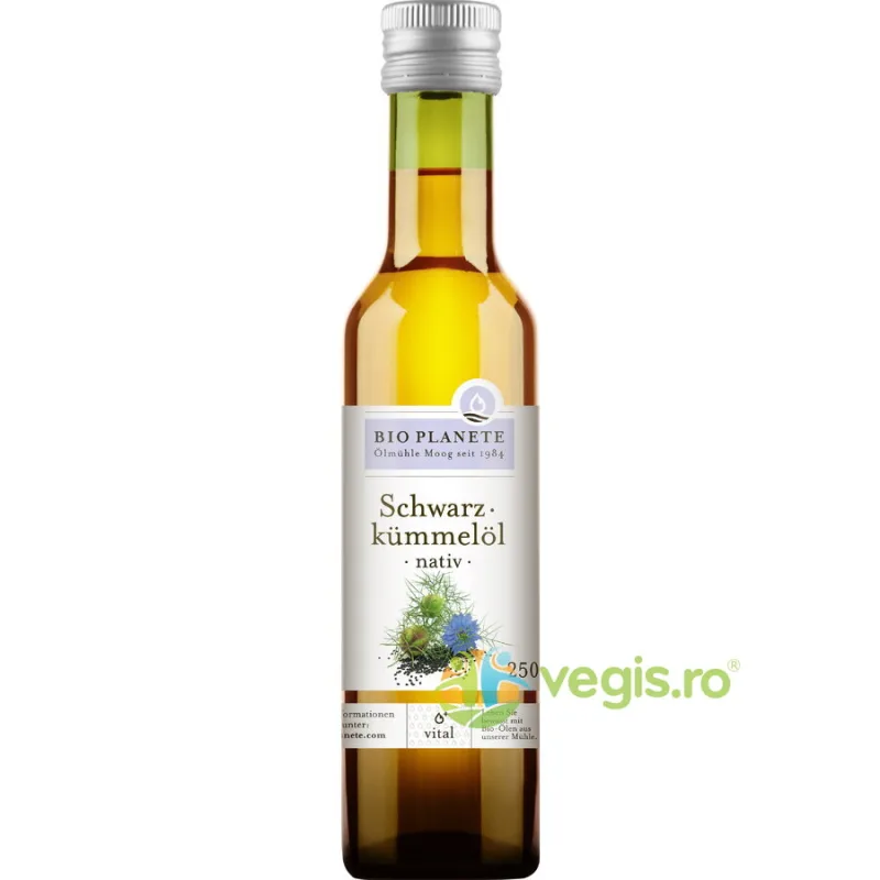 Ulei de Chimen Negru (Negrilica) Nativ Ecologic/Bio 250ml Bio Planet — preț și oferte
