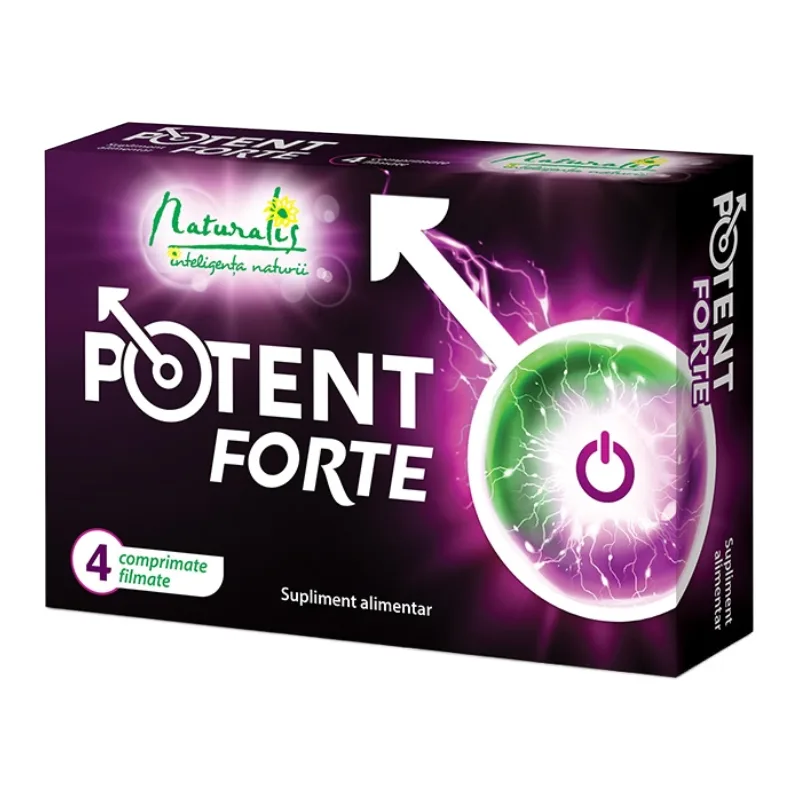 Potent Forte, 4 comprimate, Naturalis — preț și oferte