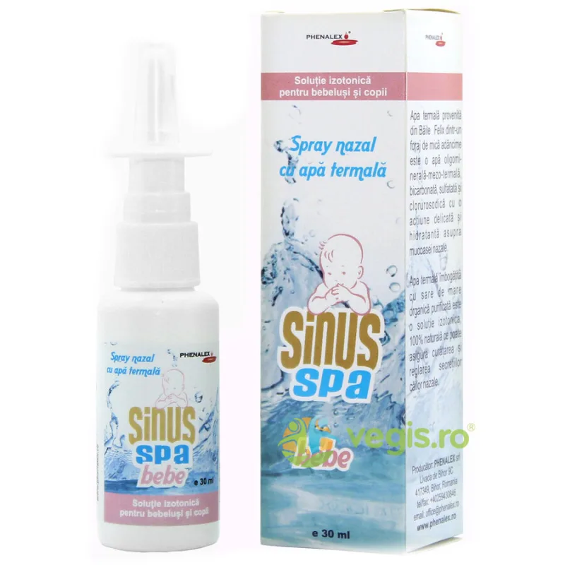 Sinus Spa Bebe - Spray Nazal Cu Apa Termala 30ml PHENALEX — preț și oferte