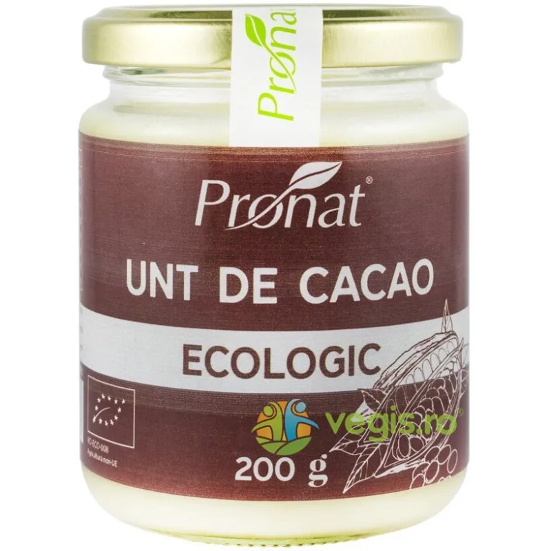 Unt de Cacao Ecologic/Bio 200g PRONAT — preț și oferte