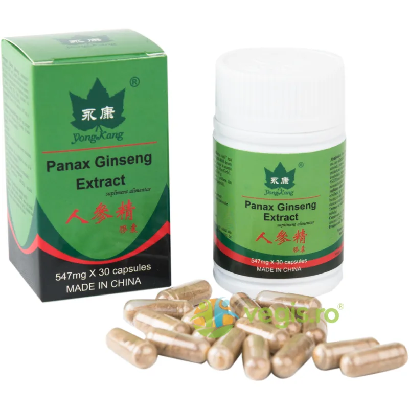 Panax Ginseng 547mg 30cps YONG KANG — preț și oferte