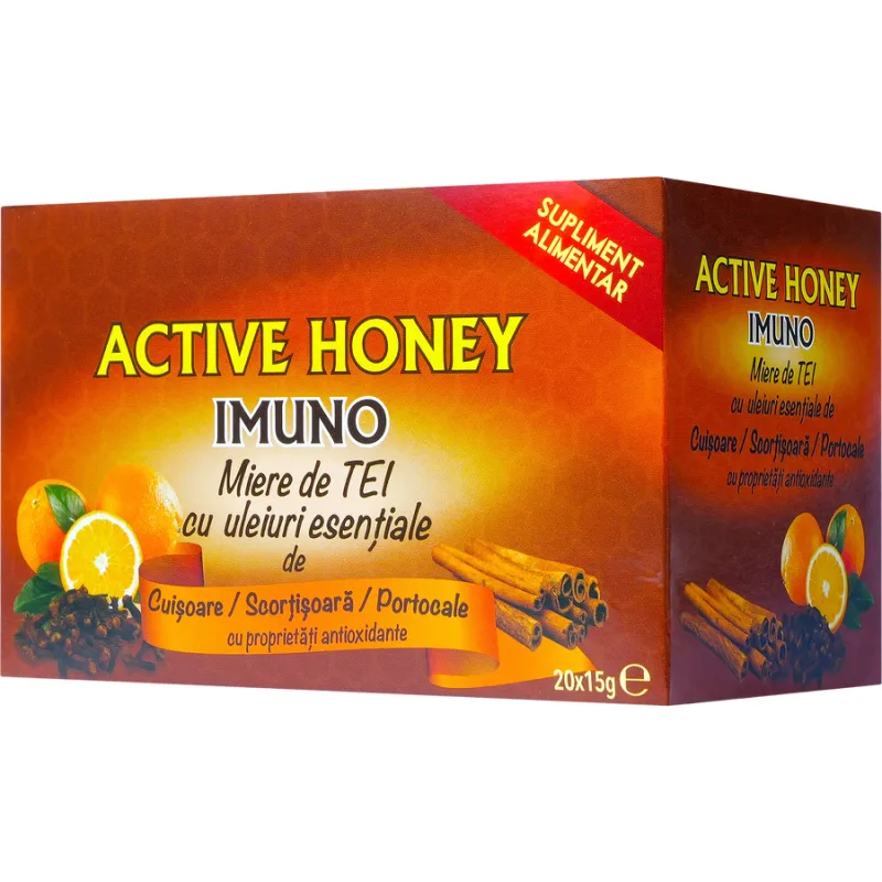 Active Honey Imuno 20x15g Apicola Costache — preț și oferte