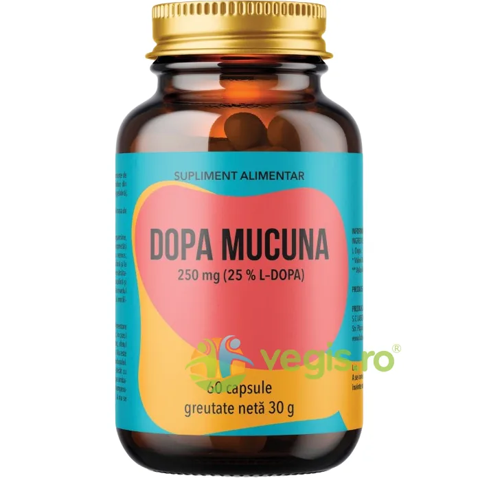 Dopa Mucuna 250mg 60cps REMEDIA — preț și oferte