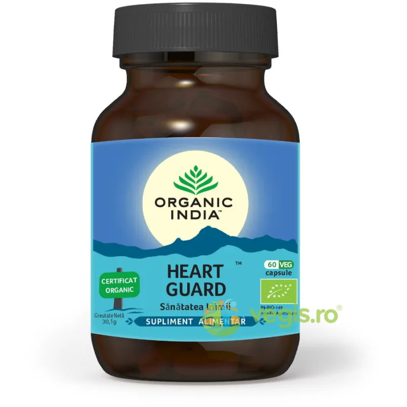 Heart Guard Ecologic/Bio 60cps vegetale ORGANIC INDIA — preț și oferte