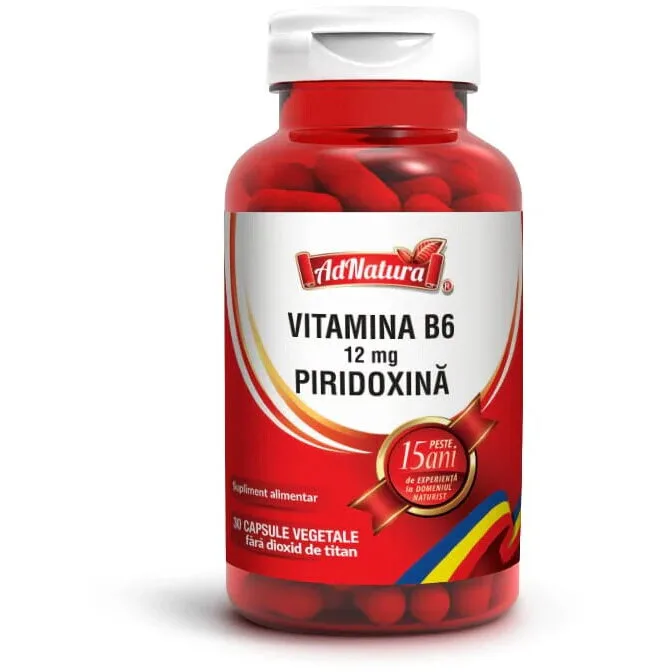 Vitamina B6 12mg 30cps ADNATURA — preț și oferte