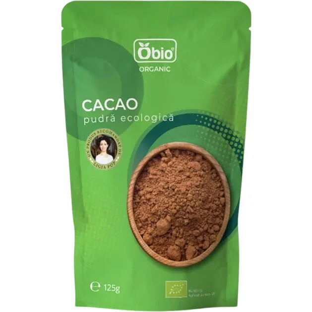 Cacao Pudra Ecologica/Bio 125g OBio — preț și oferte