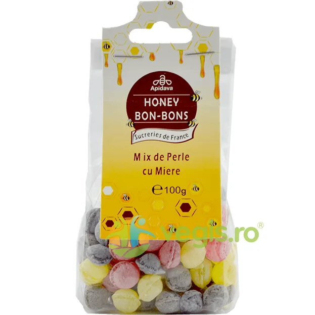 Bomboane (Perle) Cu Miere - Mix 100gr APIDAVA — preț și oferte