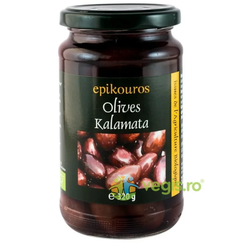 Masline Kalamata in Saramura Ecologice/Bio 320g EPIKOUROS — preț și oferte