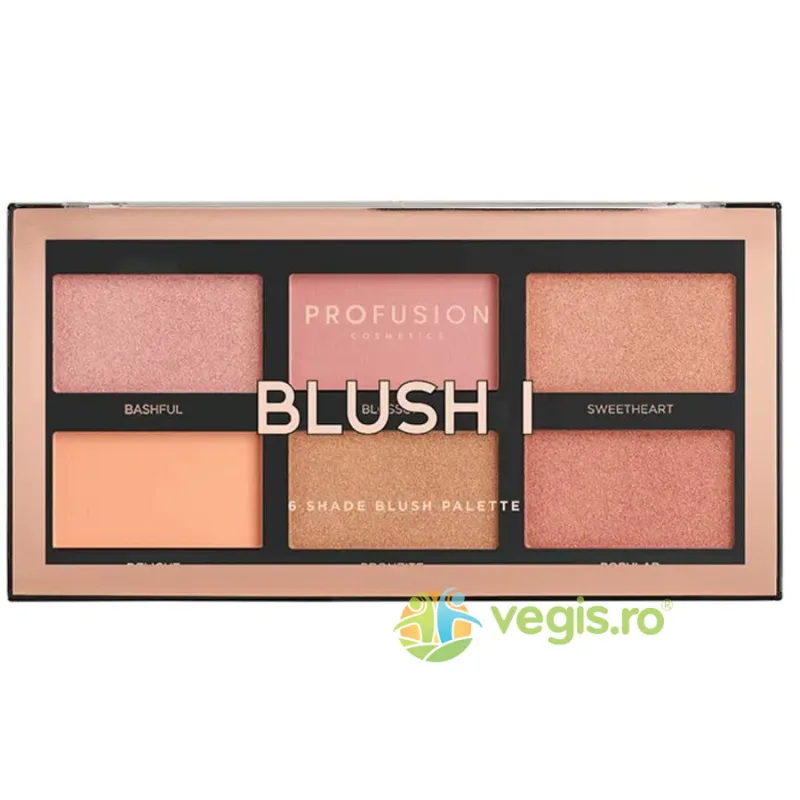 Paleta Farduri de Obraz 6 Nuante Blush I 16g PROFUSION COSMETICS — preț și oferte