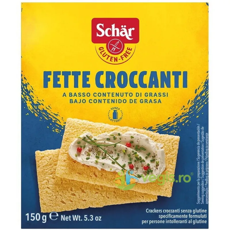 Felii de Paine Crocante fara Gluten Fette Croccanti 150g SCHAR — preț și oferte