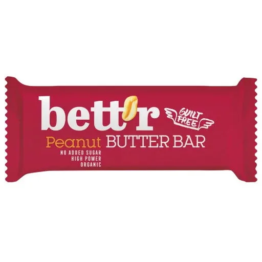 Baton cu Crema de Arahide fara Zahar Adaugat Ecologic/Bio 30g BETTR — preț și oferte
