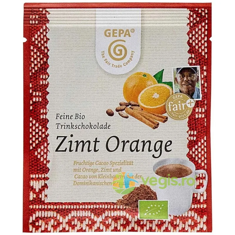 Ciocolata Calda cu Scortisoara si Portocale Ecologica/Bio 15g GEPA The Fair Trade Company — preț și oferte