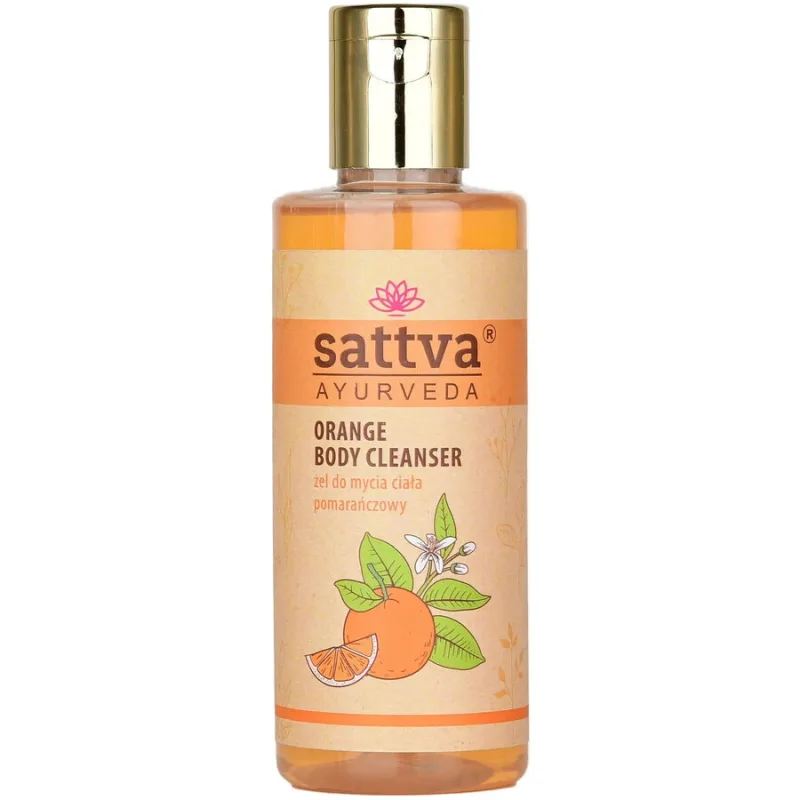 Gel de Dus cu Portocala 210ml Sattva Ayurveda — preț și oferte