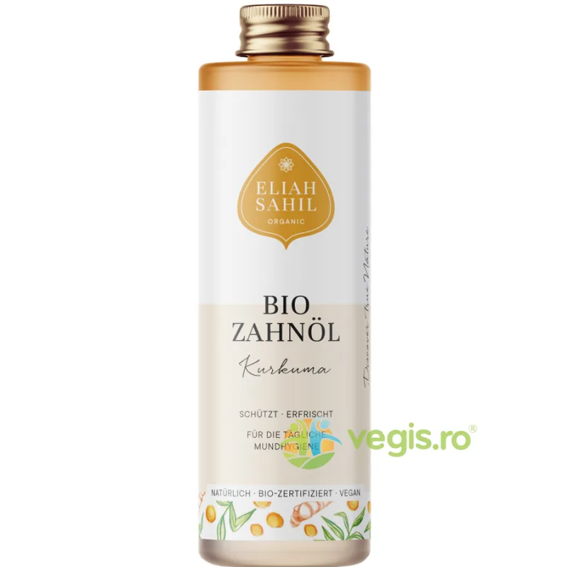 Ulei pentru Igiena Orala cu Turmeric Bio 100ml ELIAH SAHIL — preț și oferte