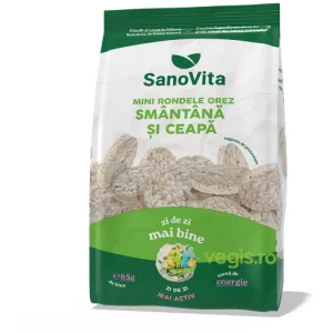 Mini Rondele din Orez cu Smantana si Ceapa 65g