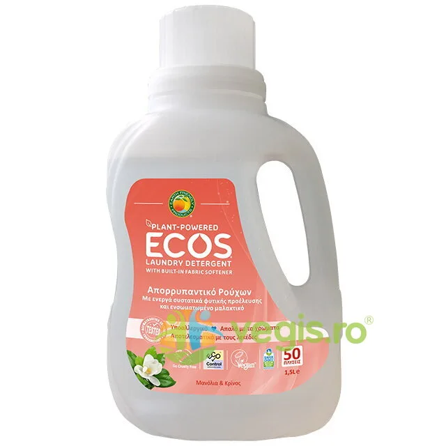 Detergent pentru Rufe cu Magnolie si Crin 1.5L Ecos — preț și oferte