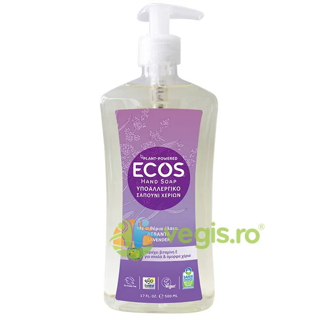 Sapun cu Lavanda Hipoalergen 500ml Ecos — preț și oferte