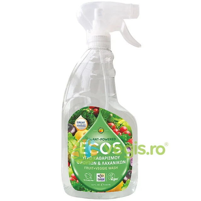 Solutie pentru Spalarea Fructelor si a Legumelor 650ml Ecos — preț și oferte