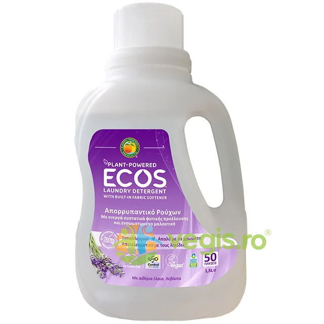 Detergent pentru Rufe cu Lavanda 1.5L Ecos — preț și oferte