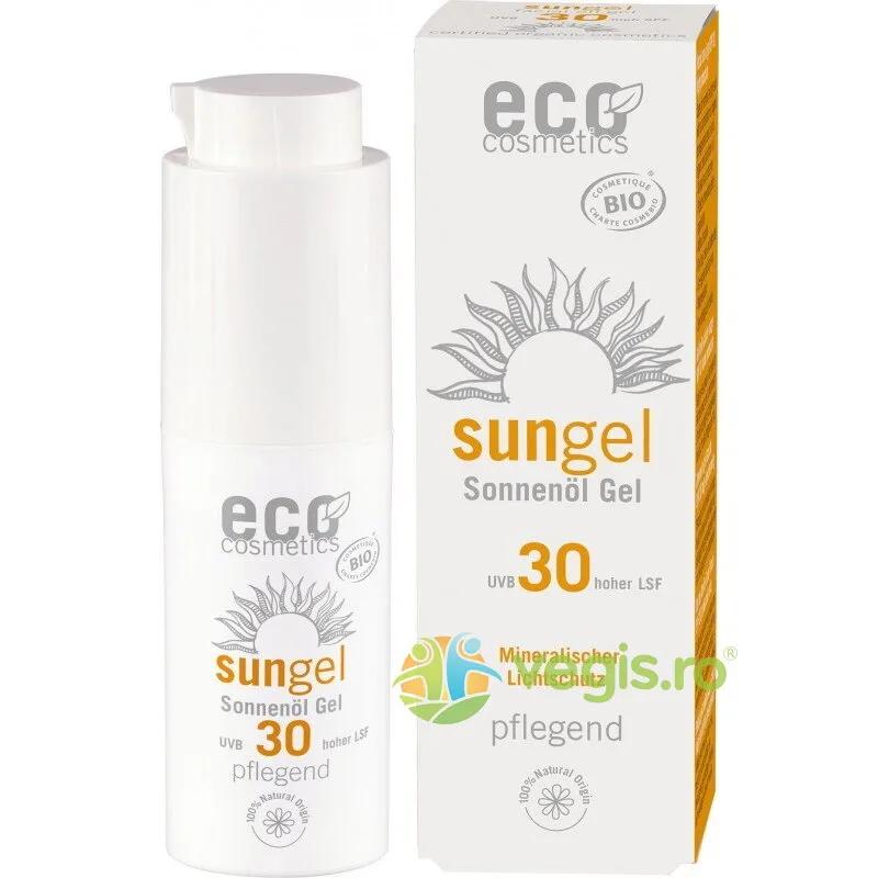 Gel Facial Transparent SPF30 cu Protectie Solara Inalta Bio 30ml ECO COSMETICS — preț și oferte