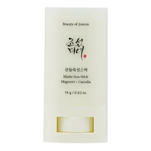 Crema tip stick cu SPF50+, PA++++, Matte Sun Stick, Mugwort+Camelia, 18g, Beauty of Joseon
