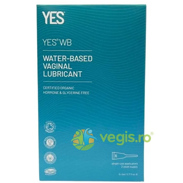 Lubrifiant pe Baza de Apa cu Aplicator 6x5ml YES — preț și oferte
