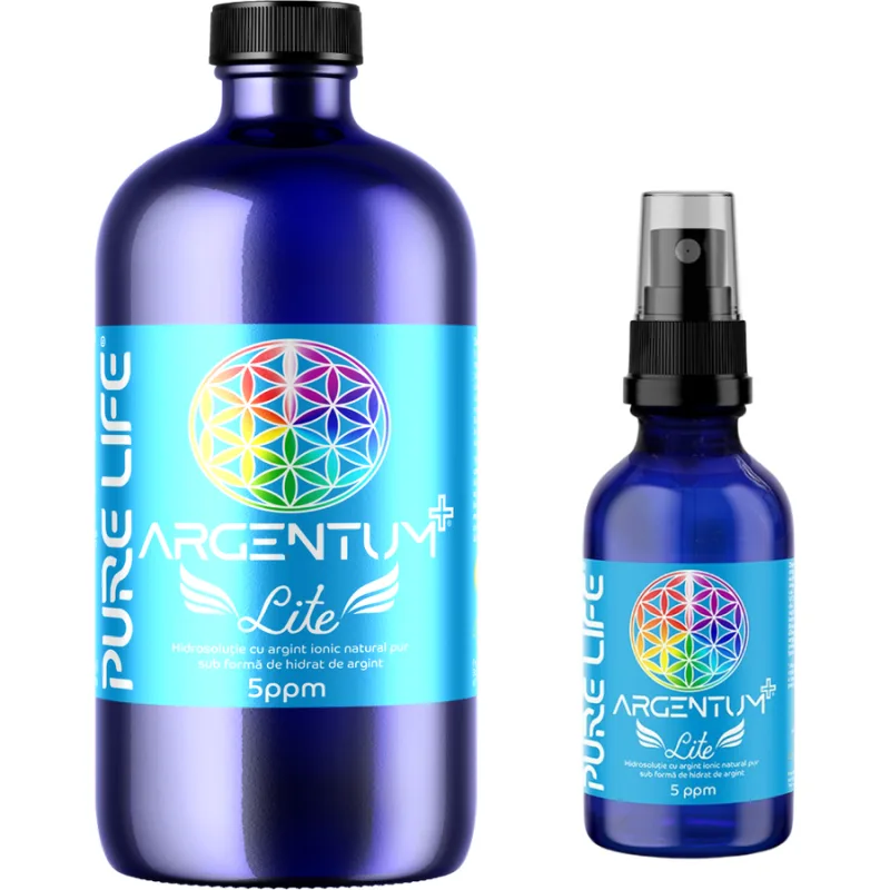 Pachet Argentum LITE (5ppm) 480ml+60ml PURE LIFE — preț și oferte