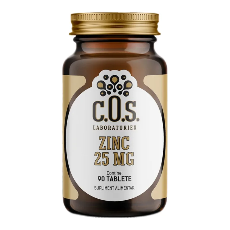 Zinc 25mg, 90 tablete, COS Laboratories — preț și oferte