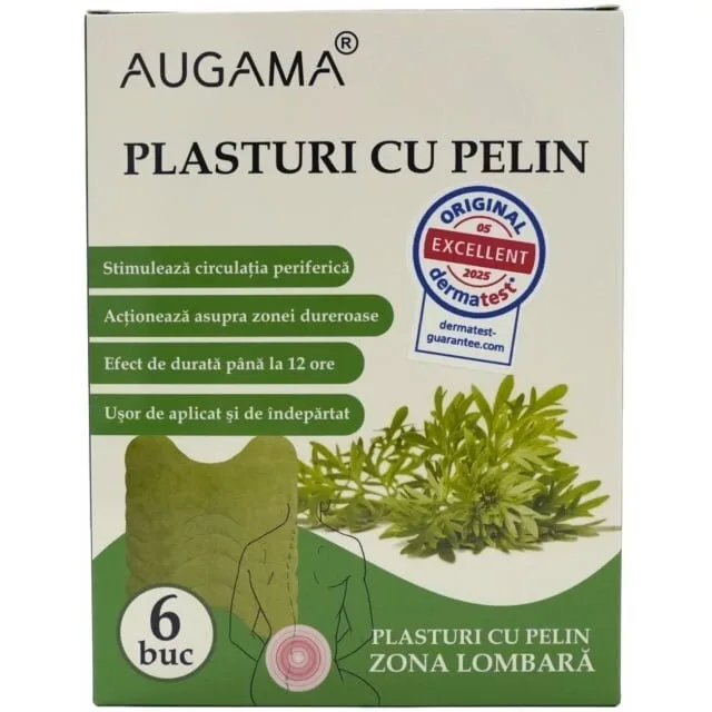 Plasturi cu Pelin pentru Zona Lombara 6buc AUGAMA — preț și oferte