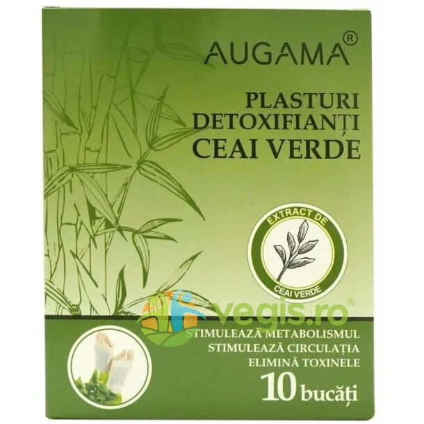 Plasturi Detoxifianti cu Ceai Verde 10buc AUGAMA — preț și oferte