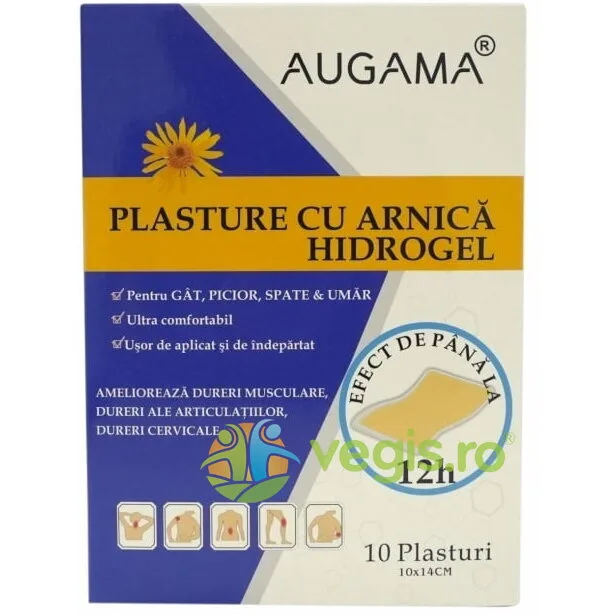 Plasturi cu Arnica Hidrogel 10buc AUGAMA — preț și oferte