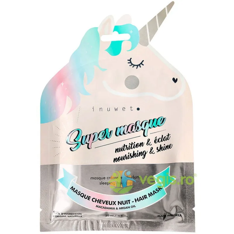 Masca Hidratanta Tip Casca de Par pentru Noapte 30ml INUWET — preț și oferte