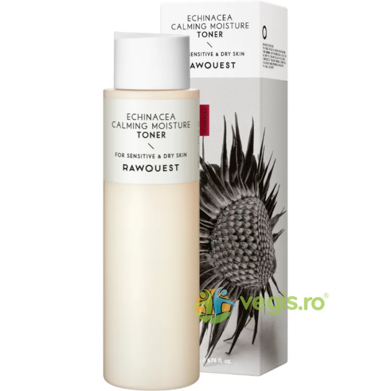 Toner Calmant si Hidratant pentru Piele Sensibila si Uscata cu Echinacea 200ml RAWQUEST — preț și oferte