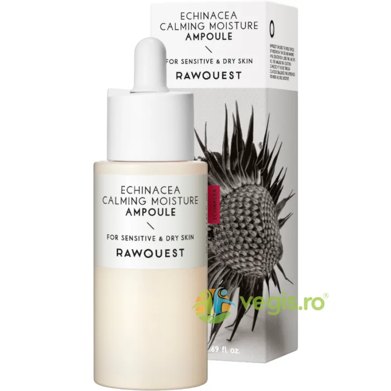 Ser Calmant si Hidratant pentru Piele Sensibila si Uscata cu Echinacea 50ml RAWQUEST — preț și oferte