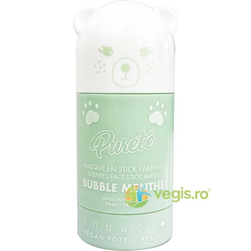 Masca Stick Purifianta pentru Fata cu Argila Alba si Parfum de Menta 30ml INUWET — preț și oferte