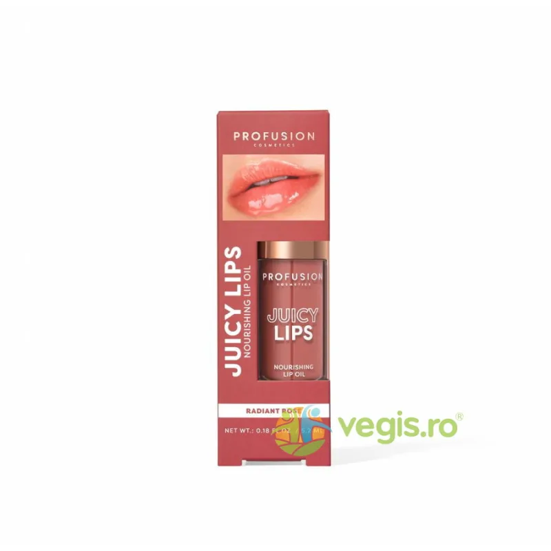 Ulei de Buze Hranitor si Nuanta Radiant Rose, Juicy Lip Tint 4.5ml PROFUSION COSMETICS — preț și oferte