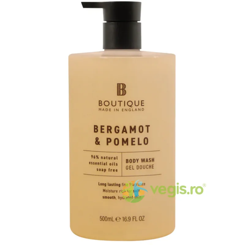 Gel de Dus cu Parfum de Bergamota si Pomelo 500ml BOUTIQUE — preț și oferte