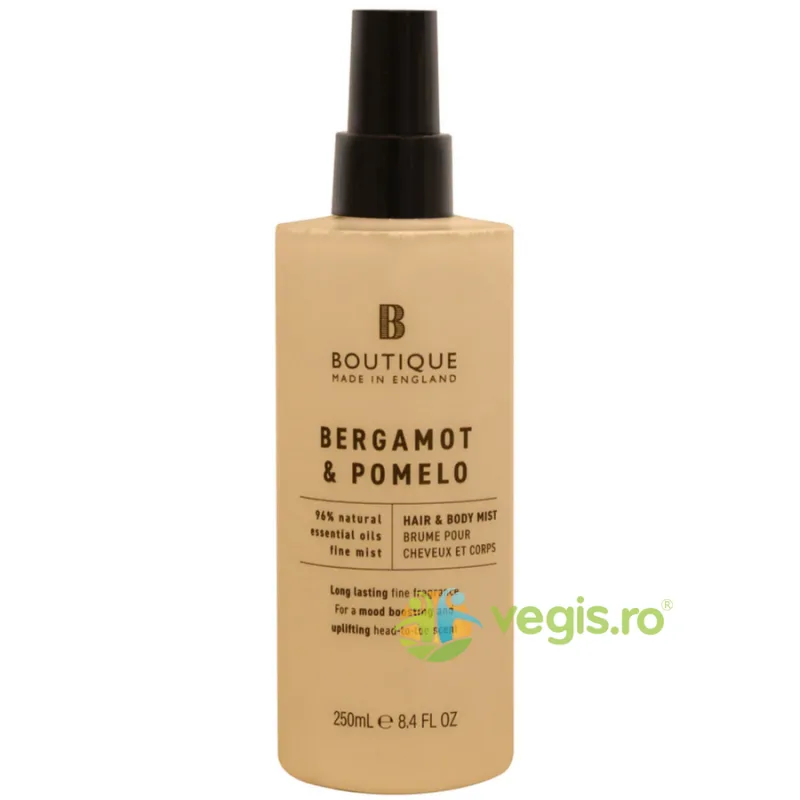 Spray pentru Par si Corp cu Parfum de Bergamota si Pomelo 250ml BOUTIQUE — preț și oferte