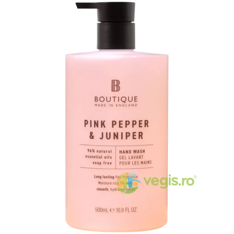 Sapun Lichid cu Parfum de Piper Roz si Ienupar 500ml BOUTIQUE — preț și oferte