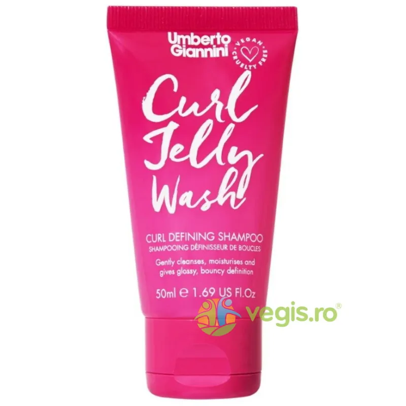 Sampon pentru Definirea Buclelor Travel Size Curl Jelly Wash 50ml UMBERTO GIANNINI — preț și oferte